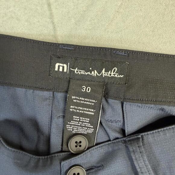 Travis Mathew Golf Pants Men 30 Navy Open To Close Lightweight Performance - Picture 5 of 7